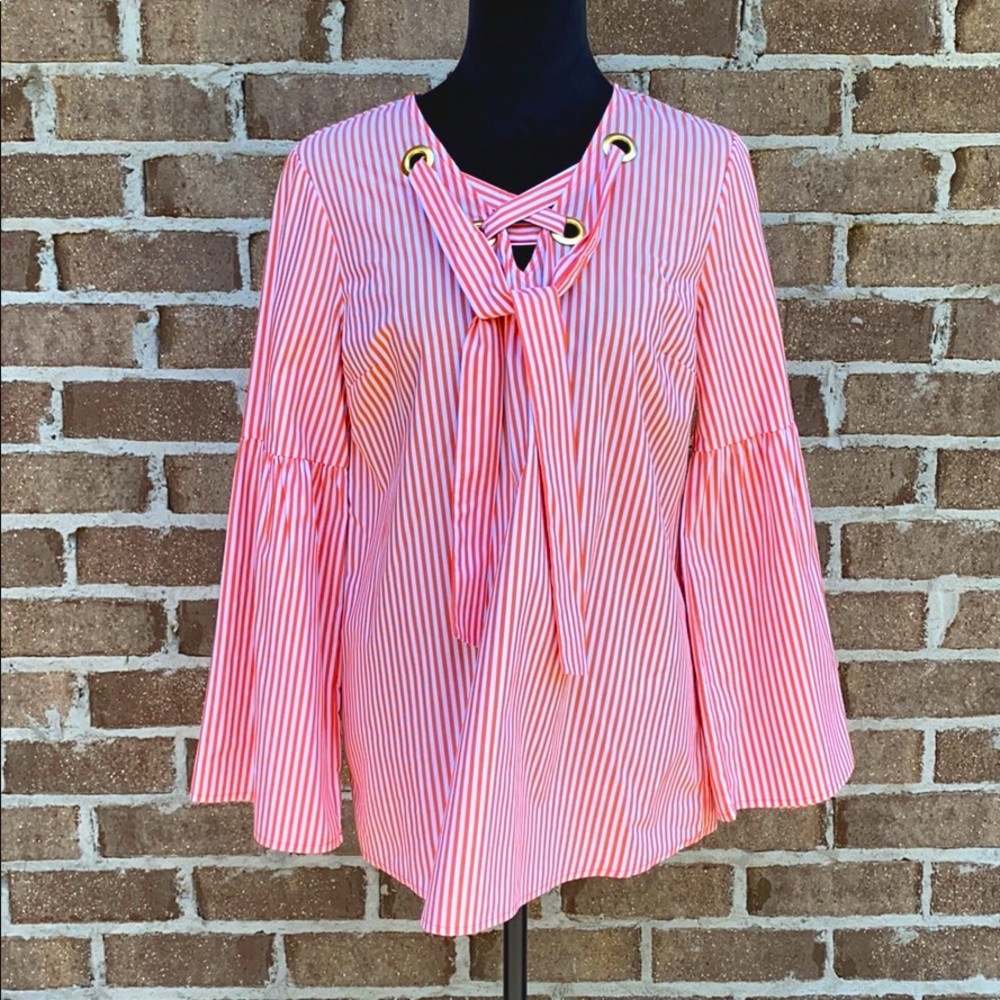Michael Kors Creamsicle Top, Md, NWT